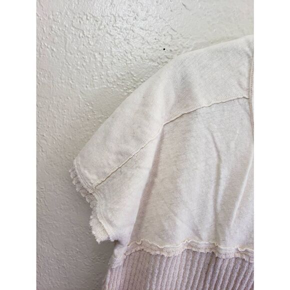 Free People Sundial Dip Dye Tee Thermal Tee size XS - Picture 10 of 13